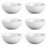 Set of bowls Luminarc Diwali White Glass (18 cm) (6 pcs)