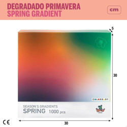 Puzzle Colorbaby Season's Gradients Spring 68 x 50 cm (6 Units)