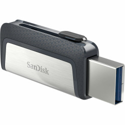 USB stick SanDisk SDDDC2-128G-G46 Black Silver 128 GB