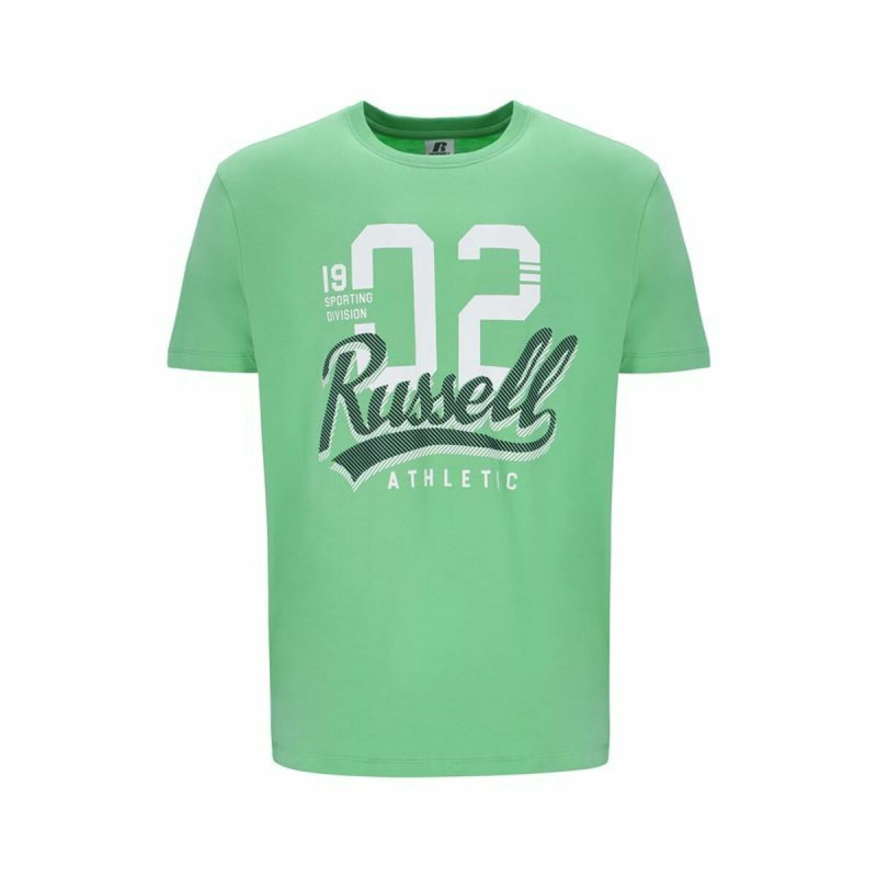 Men’s Short Sleeve T-Shirt Russell Athletic Amt A30101 Green Light Green