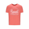 Short Sleeve T-Shirt Russell Athletic Amt A30211 Coral Men