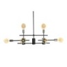 Ceiling Light DKD Home Decor 87 x 18 x 28 cm Black Metal