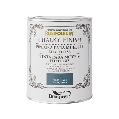 Paint Bruguer Rust-oleum Chalky Finish 5733886 Furniture 750 ml Azul Océano