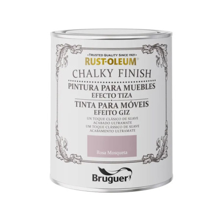 Paint Bruguer Rust-oleum Chalky Finish 5733892 Furniture 750 ml Rosehip