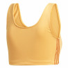 Sports Bra Adidas 3 stripes Golden