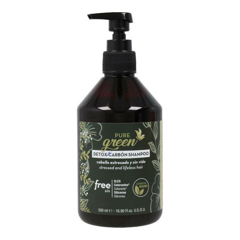 Shampoo Pure Green Detox Carbon (500 ml)