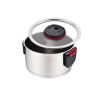 Casserole with Lid Feel Maestro MR-3530-18 Red Black Steel Stainless steel Plastic Ø 18 cm 2,3 L