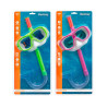 Snorkel Goggles and Tube for Children Bestway Green Pink Multicolour