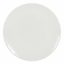 Flat Plate La Mediterránea GR39659 Stoneware Ivory (6 Units) (26 cm)