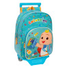 School Rucksack with Wheels CoComelon Back to class Light Blue (26 x 34 x 11 cm)