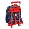 School Rucksack with Wheels Mickey Mouse Clubhouse Only one Navy Blue (28 x 34 x 10 cm)