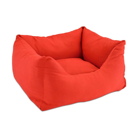 Pet bed Nayeco Red 59 x 59 x 50 cm Multicolour Acrylic 59 x 50 x 20 cm