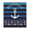 Beach Towel Secaneta Windward Anchor Jacquard 150 x 175 cm