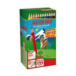 Colouring pencils Alpino Festival 144 Units Multicolour