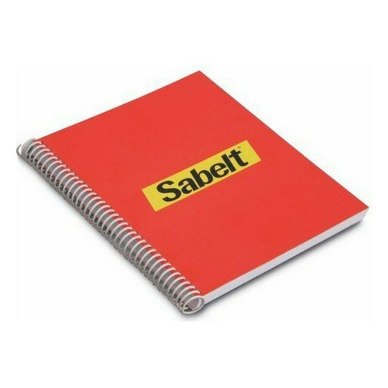 Notepad Sabelt SBZ240600 Red