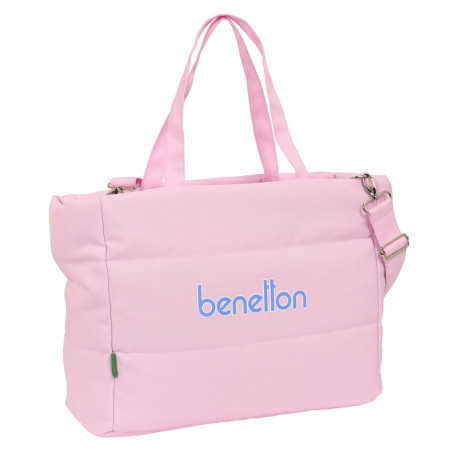 Laptop Case Benetton Pink Light Pink (54 x 31 x 17 cm)