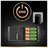 Charger + Rechargeable Batteries DURACELL CEF27EU 2 x AA + 2 x AAA 1700 mAh 750 mAh