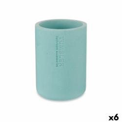 Toothbrush Holder Blue Resin 7,8 x 10,5 x 7,8 cm (6 Units)