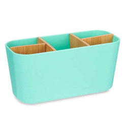 Toothbrush Holder Green Bamboo polypropylene 21 x 10 x 9 cm (6 Units)