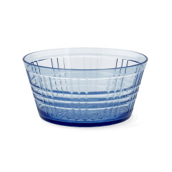 Salad Bowl Quid Viba Blue Plastic Ø 18 cm (12 Units) (Pack 12x)