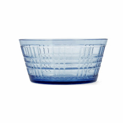 Salad Bowl Quid Viba Blue Plastic Ø 18 cm (12 Units) (Pack 12x)