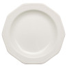 Flat plate Churchill Artic White Ceramic White China crockery Ø 27 cm (6 Units)