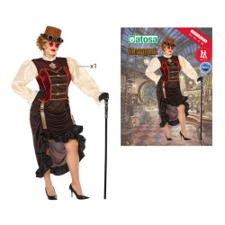 Costume for Adults DISFRAZ STEAMPUNK XXL Shine Inline Brown Steampunk XXL (1 Piece)