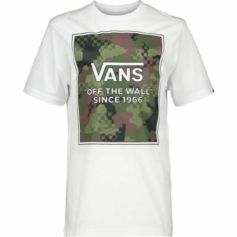 Men’s Short Sleeve T-Shirt Vans Camo Check White