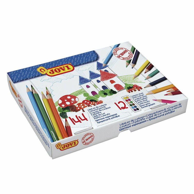 Colouring pencils Jovi Multicolour Box 144 Pieces