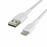 USB A to USB C Cable Belkin CAB002BT0MWH 15 cm