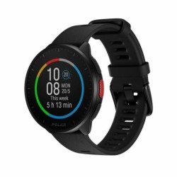 Smart Watch with Pedometer Polar Black 1,2" Ø 45 mm