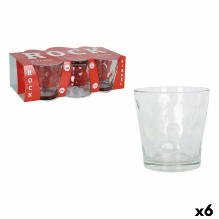 Set of glasses La Mediterránea Rock sirkel 6 Pieces (6 Units)