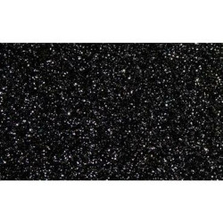 Eva Rubber Fama Glitter Black 50 x 70 cm (10 Pieces)