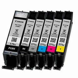 Original Ink Cartridge Canon CLI-571CY XL Cyan