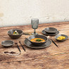 Bowl Bidasoa Gio 15 x 12,5 x 4 cm Ceramic Grey (6 Units)