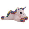 Fluffy toy 46843 White Pink 76 cm (76 cm)