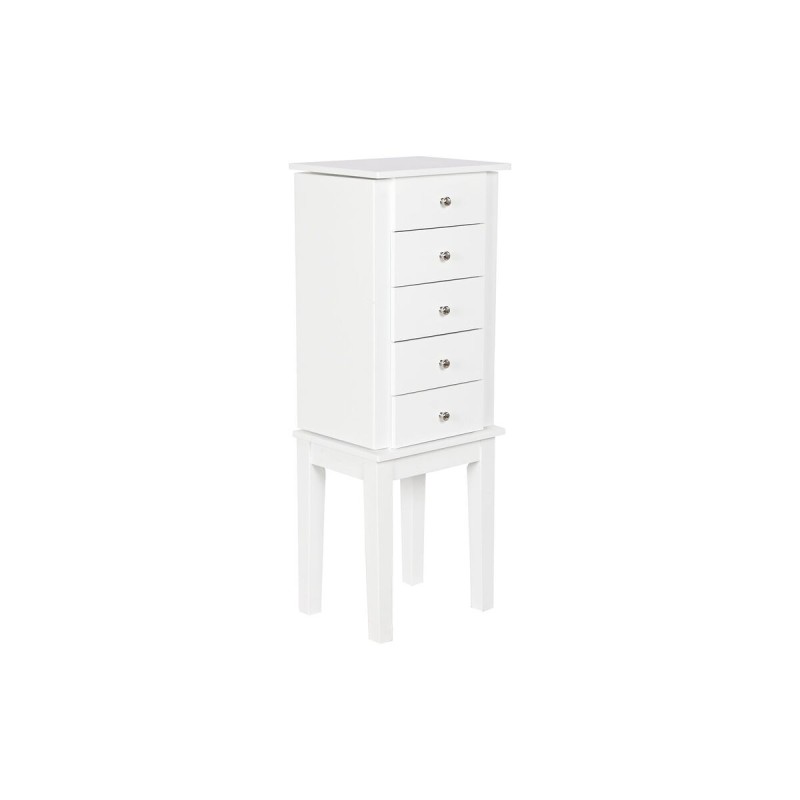 Jewellery Stand Home ESPRIT White Mirror MDF Wood 34 x 26,5 x 92 cm