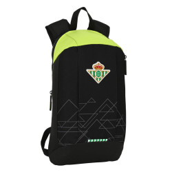 Rucksack Real Betis Balompié Mini 22 x 39 x 10 cm Black Lime