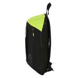 Rucksack Real Betis Balompié Mini 22 x 39 x 10 cm Black Lime