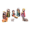 Christmas bauble Multicolour Polyresin Nativity/Bethlehem 9 cm (9 Pieces)