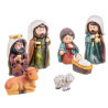 Christmas bauble Multicolour Polyresin Nativity/Bethlehem 9 cm (9 Pieces)