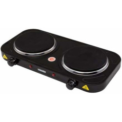 Electric Hot Plate Adler MS 6509 Black 2000 W