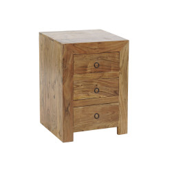 Nightstand DKD Home Decor Natural Acacia 45 x 35 x 60 cm