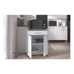 Kitchen Trolley Ekipa Harmony White 60 x 44,5 x 81 cm