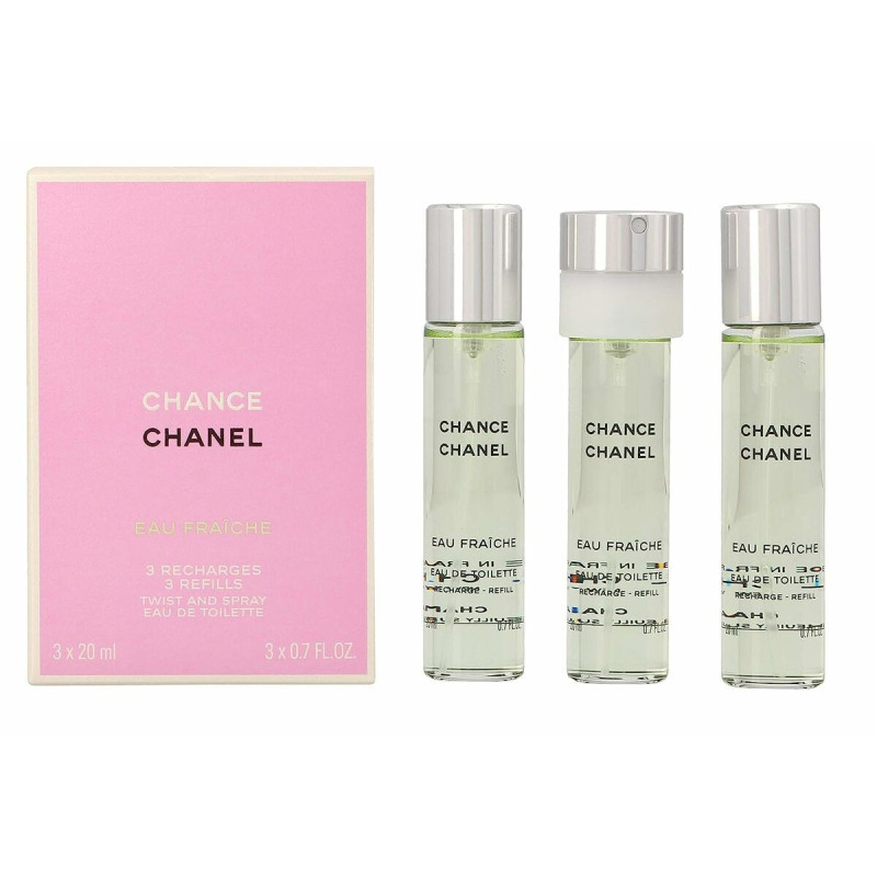 Women's Perfume Set Chanel Chance Eau Fraîche EDT 3 Pieces