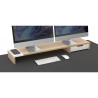 Screen Table Support Pout POUT-02501-02(W)                100 x 22 x 9 cm