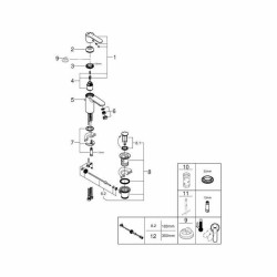 Mixer Tap Grohe 23231000 Brass