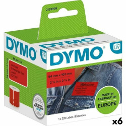 Printer Labels Dymo Label Writer Red 220 Pieces 54 x 7 mm (6 Units)