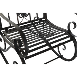 Rocking Chair DKD Home Decor Black Metal Aluminium 63 x 89 x 92 cm