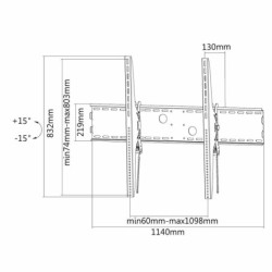 TV Mount Neomounts LFD-W2000 60" 100"